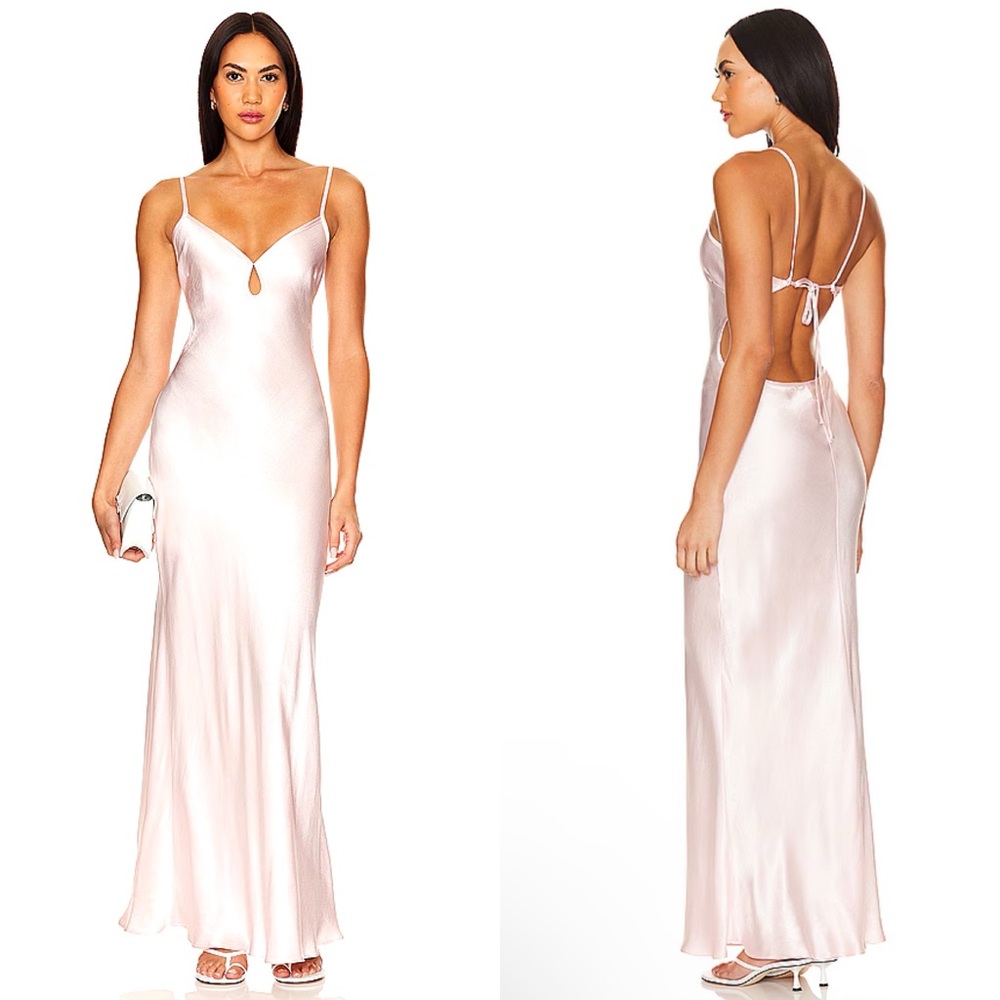 NEW NWT Bec + Bridge Cedar City Maxi Dress Blush Pink